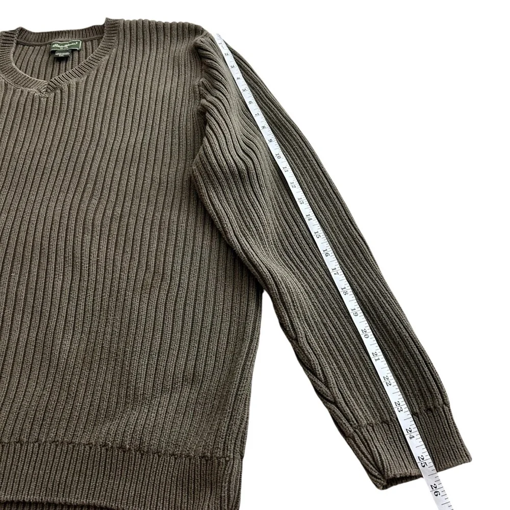 Eddie Bauer Men’s Ribbed Knit Heavy Cotton V-neck Sweater. Size XXL. - Picture 8 of 8